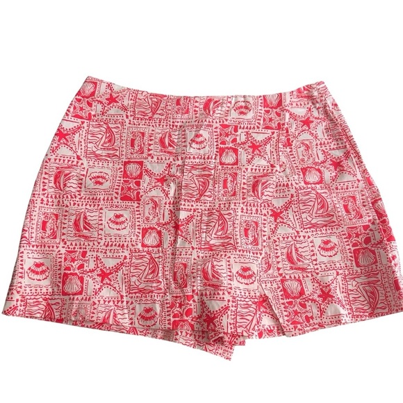 Liky Pulitzer Alicent Mini Skort - Mizner Red SZ 8 - Picture 4 of 6